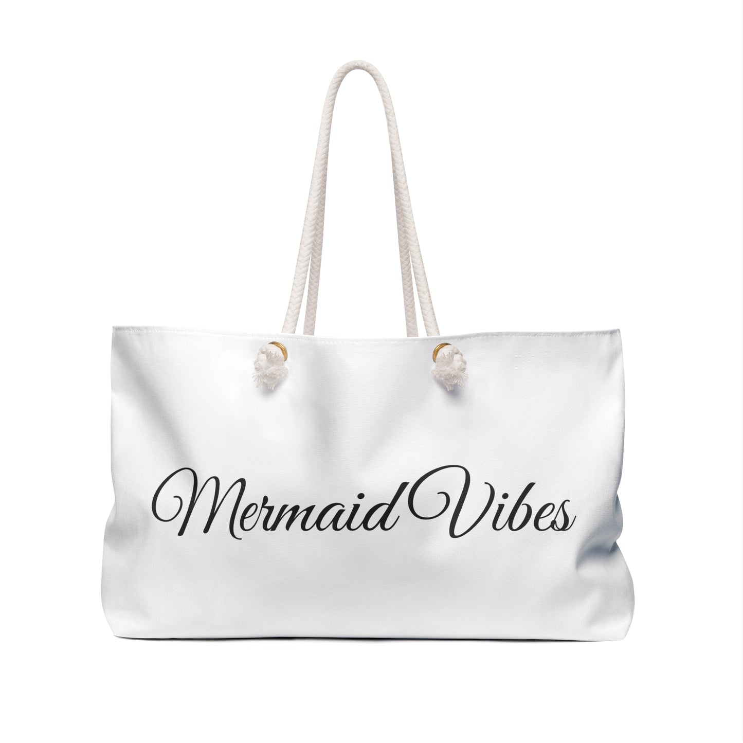 Mermaid Vibes Weekender Bag, Travel Tote, Beach Bag, Stylish Carryall, Gift for Her, Summer Essentials