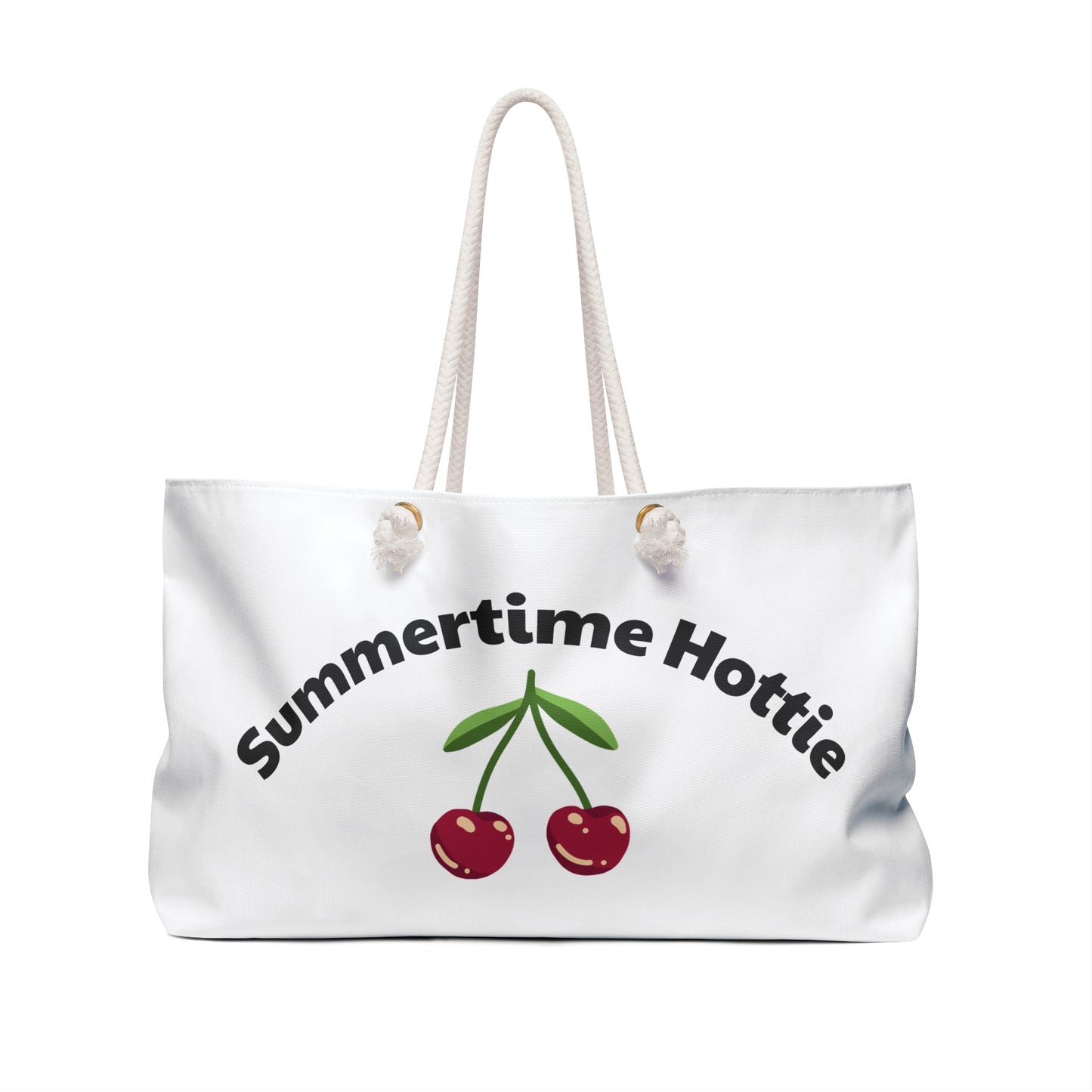 Summer Vibes Weekender Bag - Perfect for Travel, Beach Days, and Gift Giving | Cute Cherry Design, Tote, Beach Bag, Travel Bag, [...]