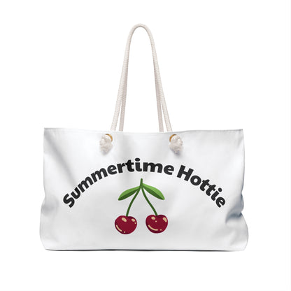 Summer Vibes Weekender Bag - Perfect for Travel, Beach Days, and Gift Giving | Cute Cherry Design, Tote, Beach Bag, Travel Bag, [...]