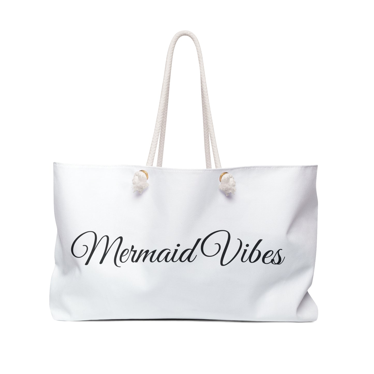 Mermaid Vibes Weekender Bag, Travel Tote, Beach Bag, Stylish Carryall, Gift for Her, Summer Essentials