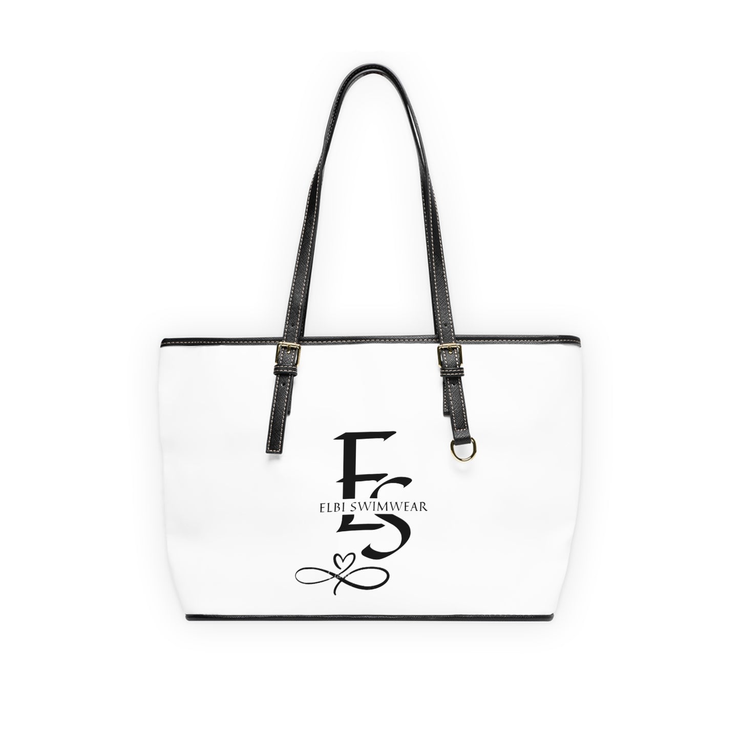 CUSTOM MADE LEATHER STRAPPED SIGNATURE BEACH TOTE
