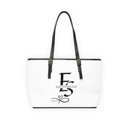 CUSTOM MADE LEATHER STRAPPED SIGNATURE BEACH TOTE