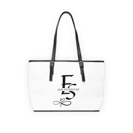 CUSTOM MADE LEATHER STRAPPED SIGNATURE BEACH TOTE