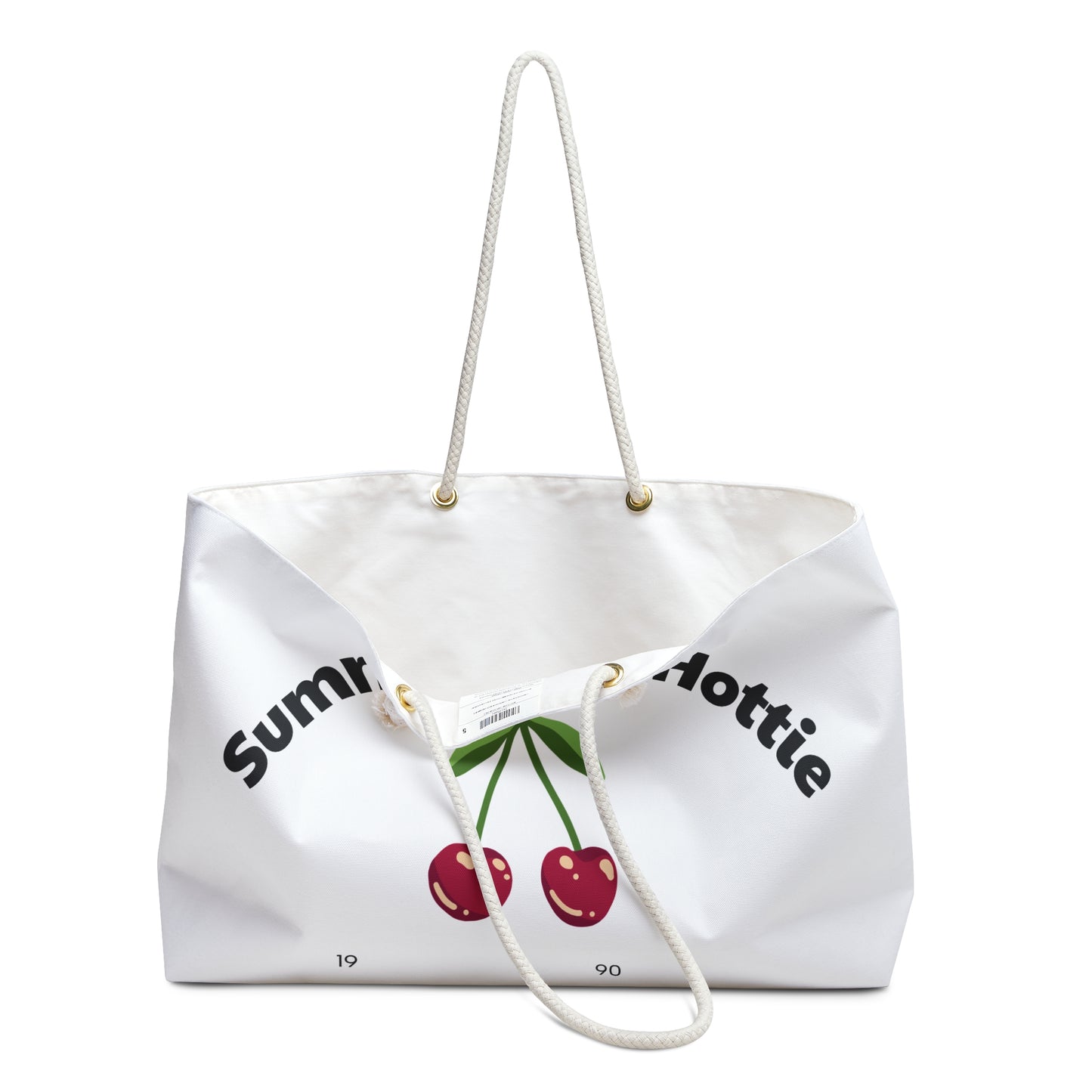 Summer Vibes Weekender Bag - Perfect for Travel, Beach Days, and Gift Giving | Cute Cherry Design, Tote, Beach Bag, Travel Bag, [...]