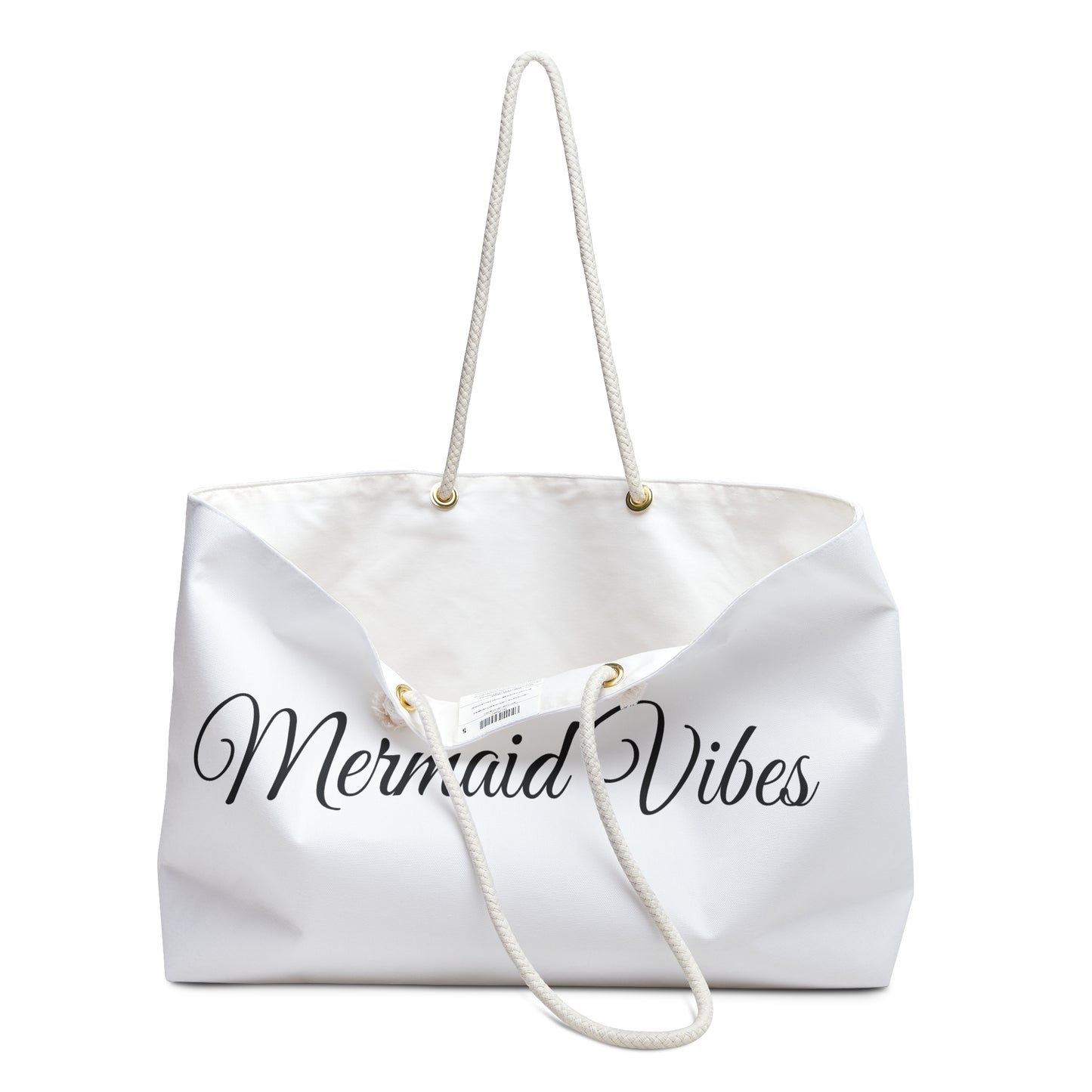 Mermaid Vibes Weekender Bag, Travel Tote, Beach Bag, Stylish Carryall, Gift for Her, Summer Essentials